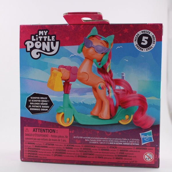 My Little Pony Toys - Sunny Starscout w/ Rolling Scooter 3-Inch Pony Doll