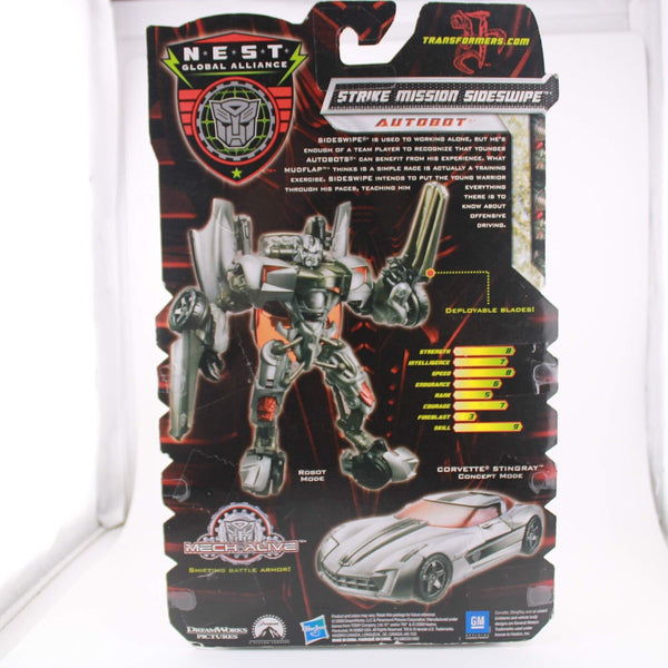 Transformers Revenge of The Fallen - Strike Mission Sideswipe - Deluxe - NEST