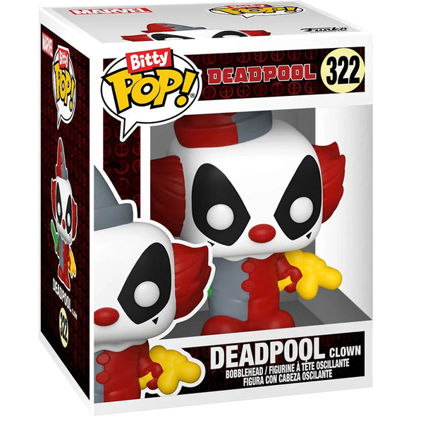 Funko Pop Bitty Deadpool - BBQ Master / Bedtime / Clown 4-Pack - Series 1