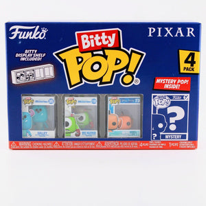 Funko Pop Bitty Disney Pixar -Sulley / Mike Monsters Inc / Nemo 4-Pack