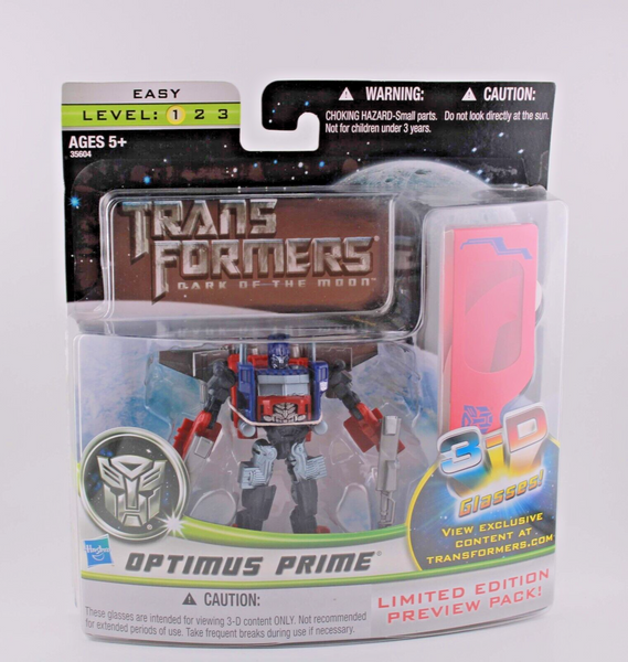 Transformers Dark of the Moon - Optimus Prime - Deluxe Class - 3D Glasses