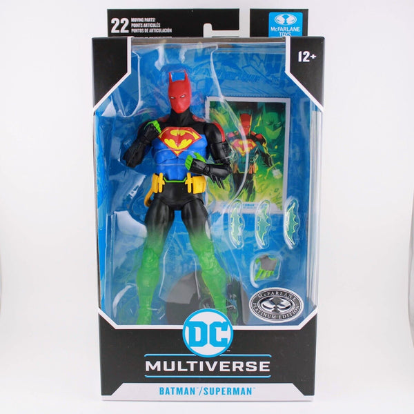 Mcfarlane Toys DC Multiverse - Batman Superman Fusion - Platinum CHASE Edition