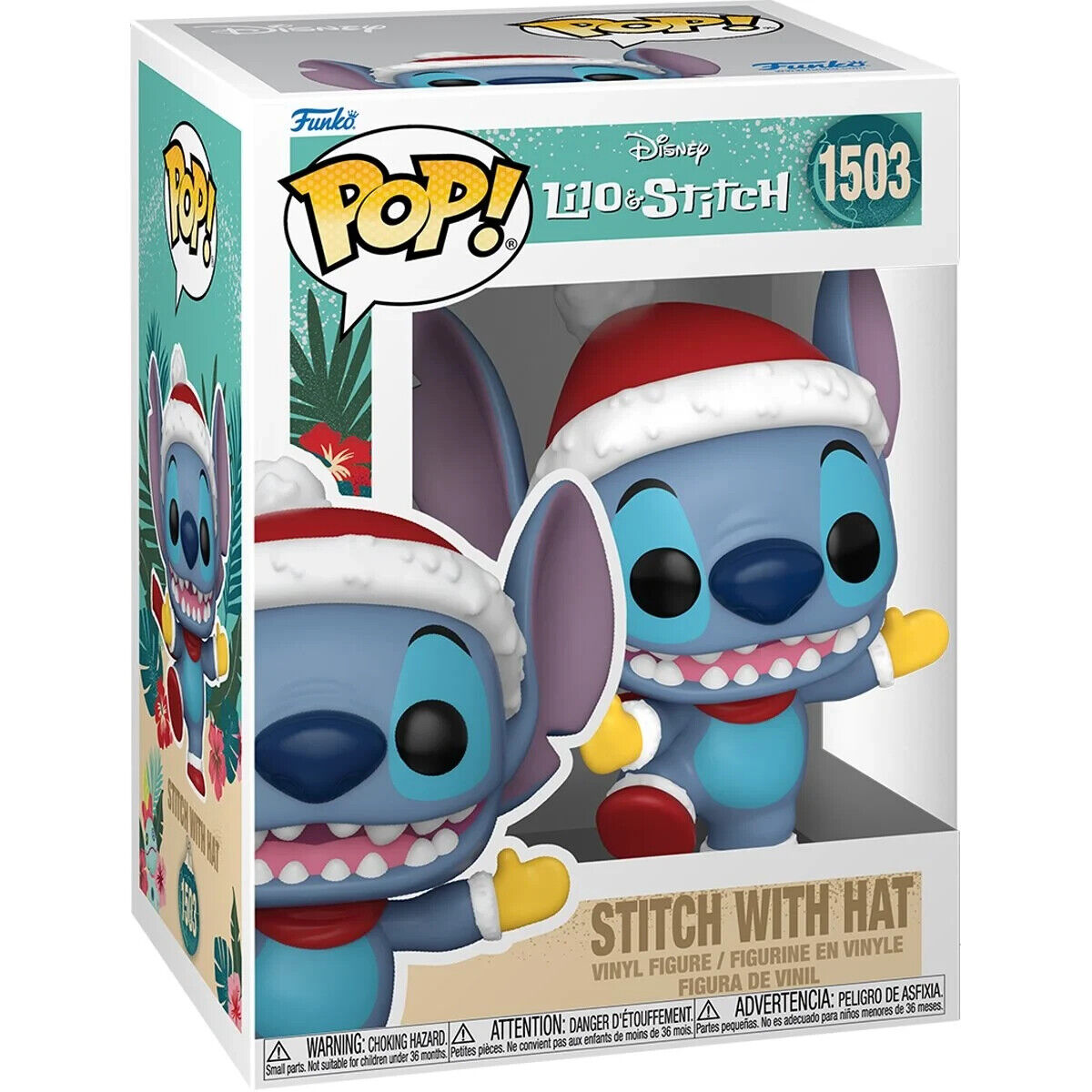 Funko Pop Disney Lilo and Stitch - Stitch With Hat - Vinyl Figure - #1503