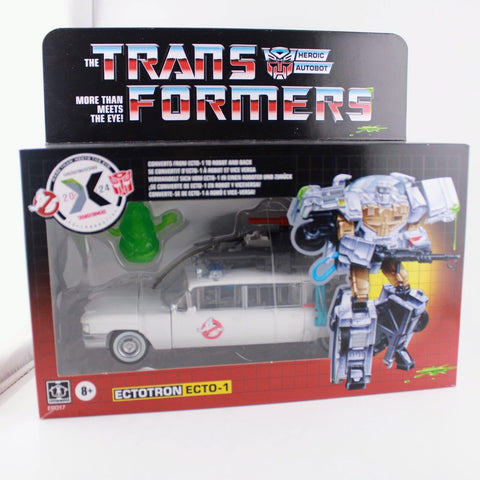 Ghostbusters x Transformers Ecto-1 Ectotron - Retro Packaging