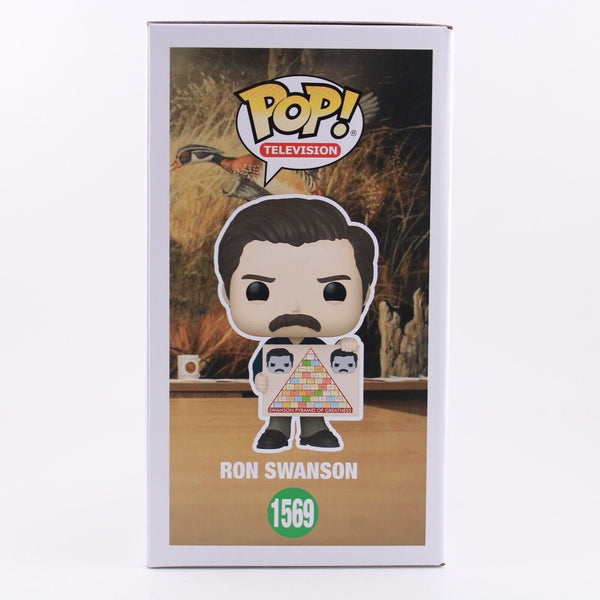 Funko Pop Parks and Recreation Ron Swanson with Pyramid of Greatness #1569