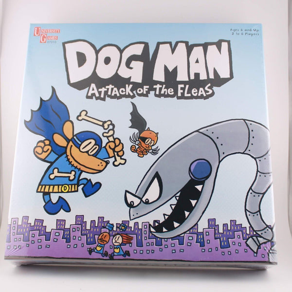 University Games Dog Man Attack of the Fleas Board Game For 2-6 Players Age 6+
