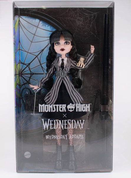 Monster High X Wednesday - Wednesday Addams Academy Uniform Dress Doll - 2024