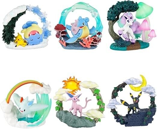 Re-ment Pokemon Circular Diorama Collection Blind Box Figure