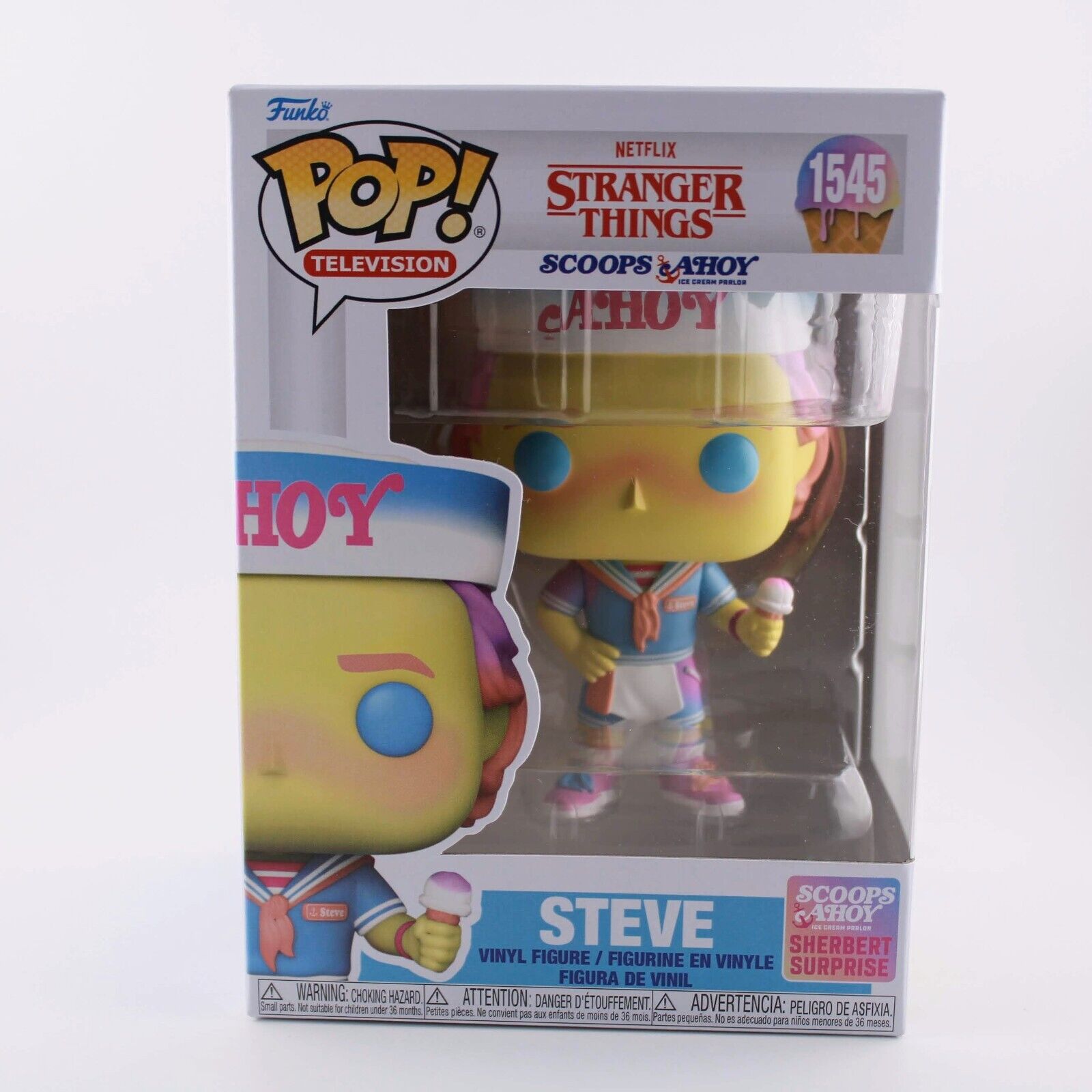 Funko Pop Stranger Things - Steve - Scoops Ahoy Vinyl Figure - #1545