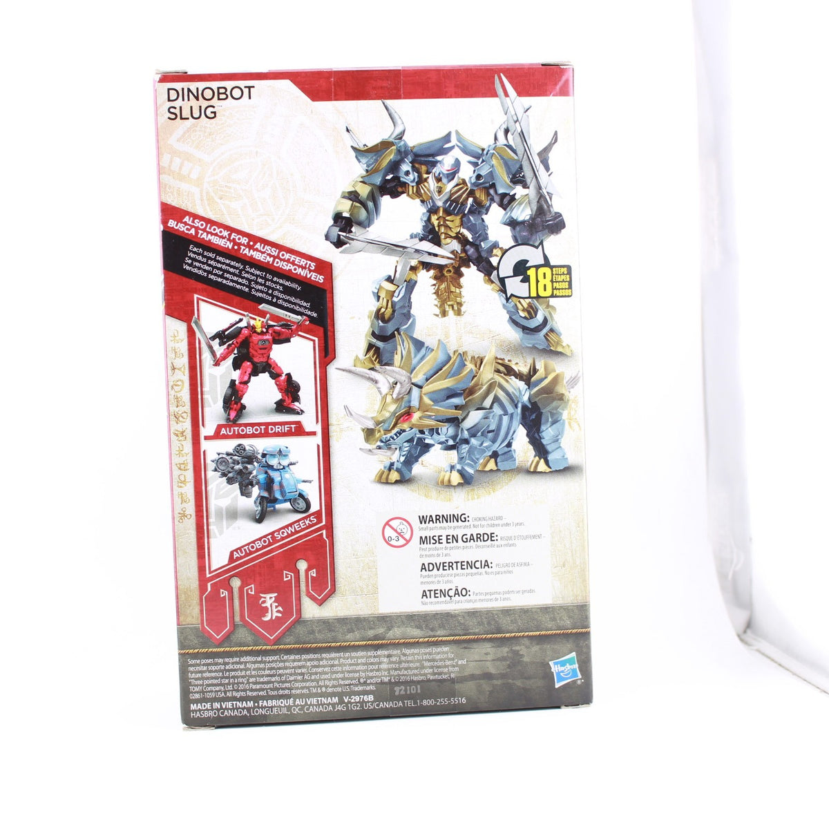 Transformers - The Last Knight -Dino Slug Premier Edition Figure ...