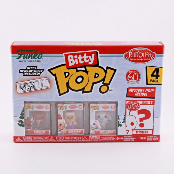 Funko Pop Rudolph Red Nosed Reindeer - Rudolph / Jack in the Box - Bitty 4 Pack