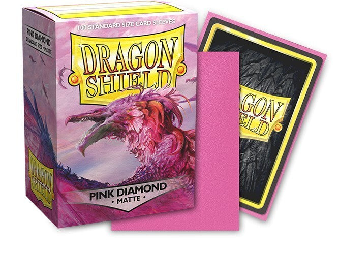 Dragon Shield Standard Size Matte Pink Diamond 100 CT for MTG / Pokemo Blueberry Cat Dragon Shield Standard Size Matte Pink Diamond 100 CT for MTG / Pokemo Blueberry Cat