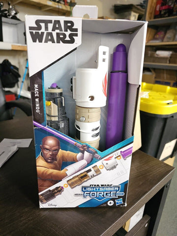 Star Wars Lightsaber Forge Mace Windu Extendable Purple Lightsaber -Customizable