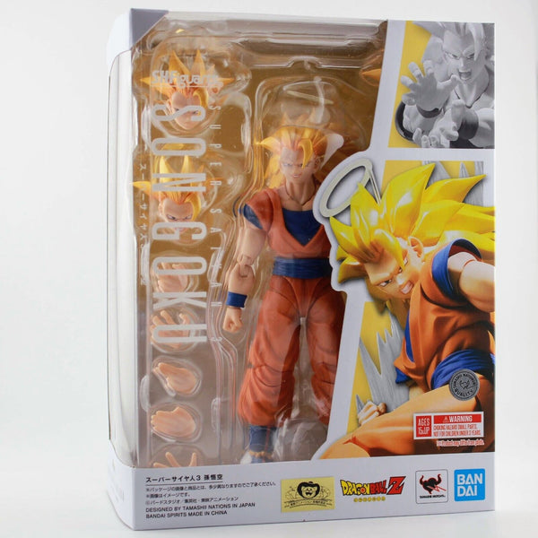 S.H. Figuarts Super Saiyan 3 Goku Dragon Ball Z - Bandai 6" Figure