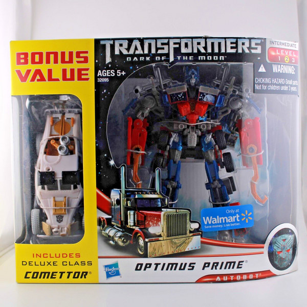 Transformers Dark of The Moon - Optimus Prime - Voyager Figure with Comettor