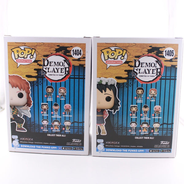 Funko Pop Demon Slayer Kimetsu no Yaiba: Sabito & Makomo Set of 2 #1404 1405