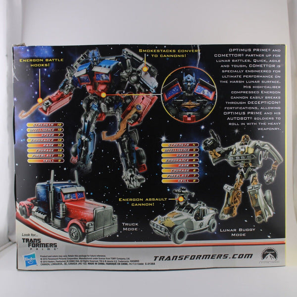 Transformers Dark of The Moon - Optimus Prime - Voyager Figure with Comettor