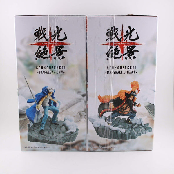 One Piece Senkouzekkei Set of 2 - Trafalgar Law & Marshall D. Teach - Blackbeard