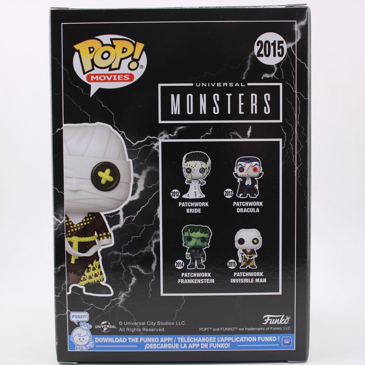 Funko POP Universal Monsters Patchwork Invisible Man Vinyl Figure #201 ...