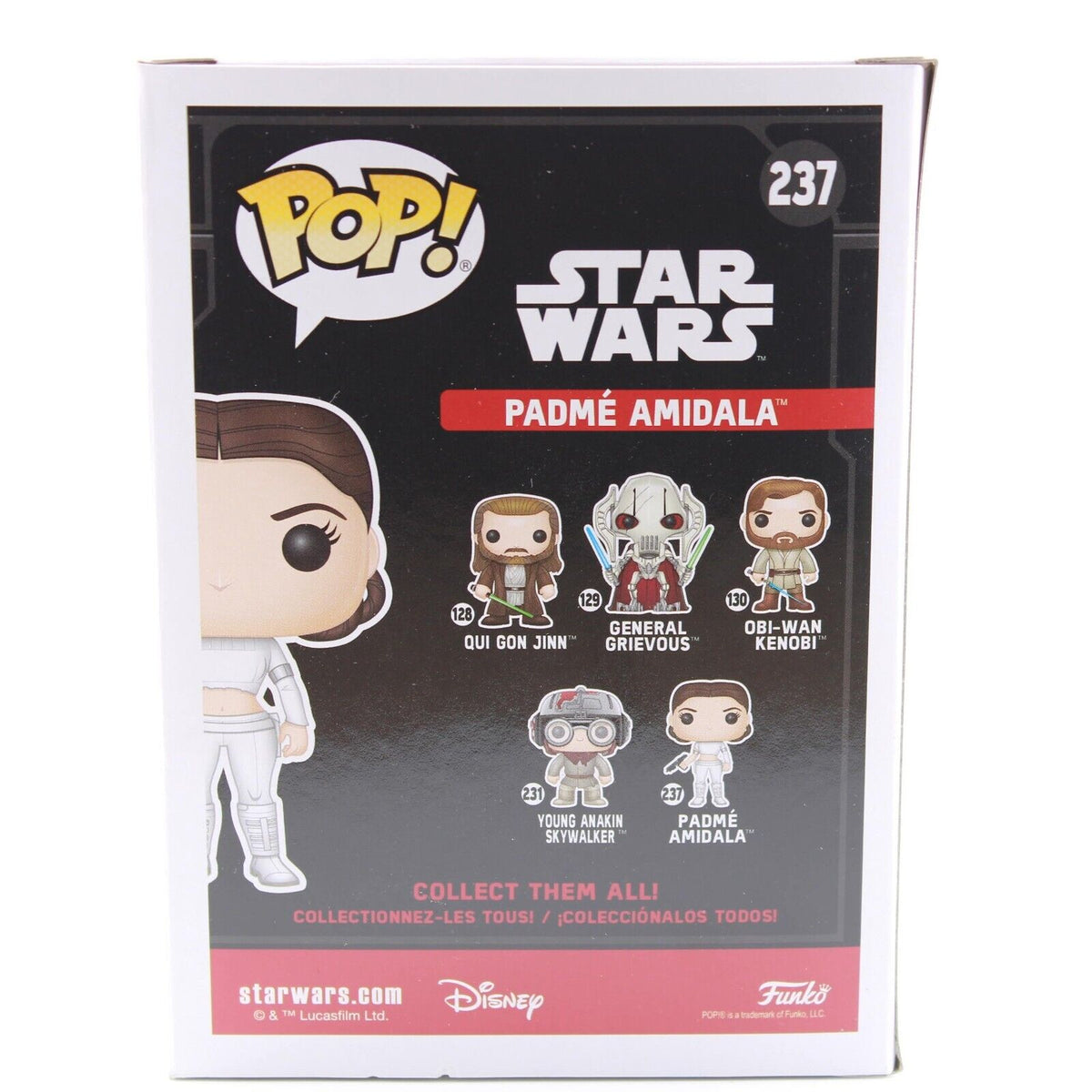 Funko Pop Star Wars Padmé Amidala 2018 Spring Convention Exclusive #237 Funko Pop Star Wars Padmé Amidala 2018 Spring Convention Exclusive #237