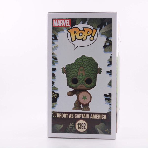 Funko Pop Marvel - We are Groot -Groot as Captain America Vinyl Figure - #1392