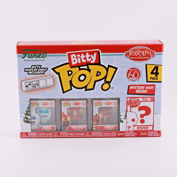 Funko Pop Rudolph Red Nosed Reindeer Bumble / Cornelius / Rudolph Bitty 4 Pack