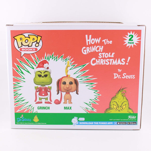 Funko Pop How the Grinch Stole Christmas - Grinch & Max - Dr. Seuss 2-pack
