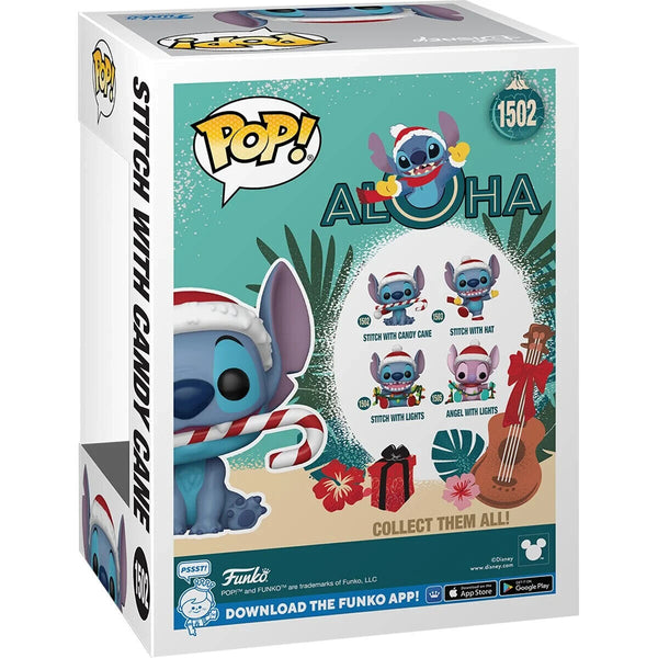 Funko Pop Disney - Stitch with Candy Cane - Vinyl Figure - #1502