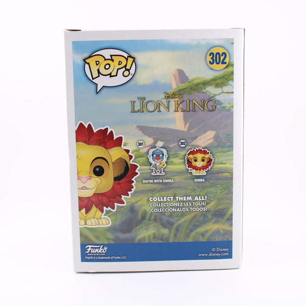 Funko Pop Disney - Simba Leaf Mane (Flocked) - Entertainment Earth Exclusive
