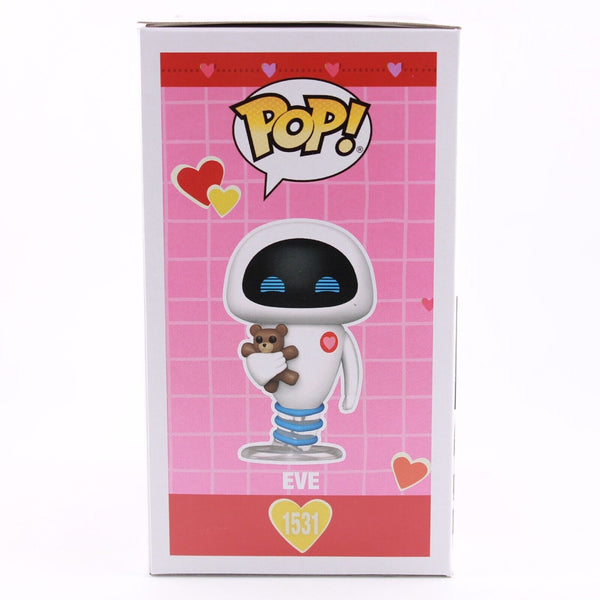 Funko Pop Pixar Valentines - EVE w/ Teddy-Bear - Vinyl Figure - #1531