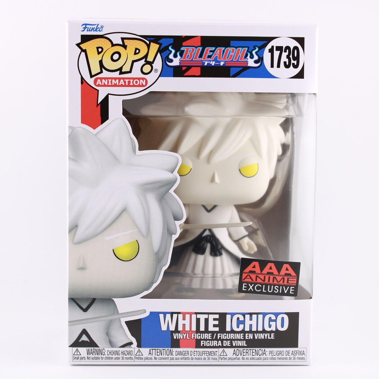 Funko Pop Bleach White Ichigo Kurosaki - AAA Anime Exclusive - #1729