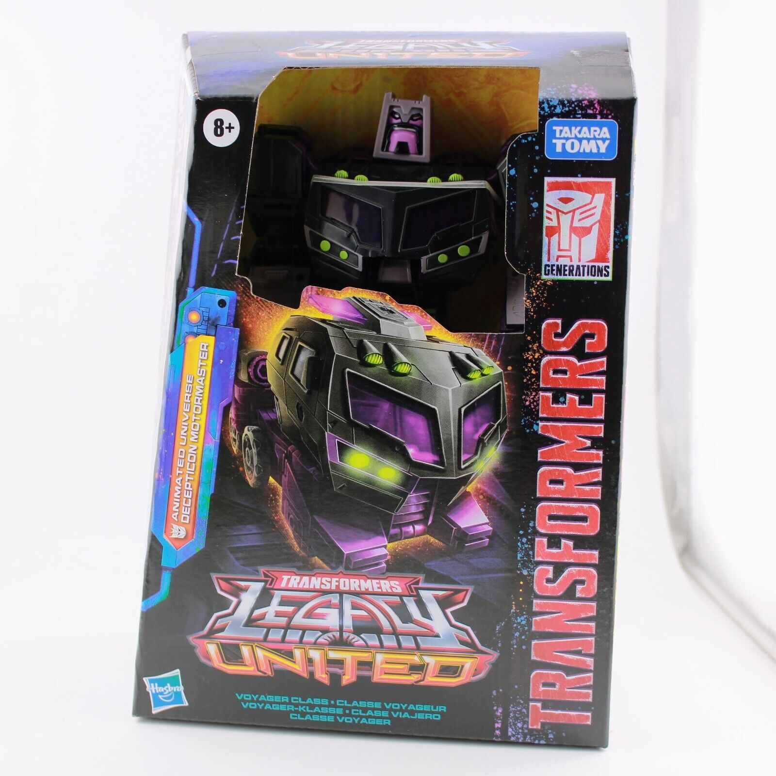 Transformers Legacy United Animated Decepticon Motormaster - Voyager Figure