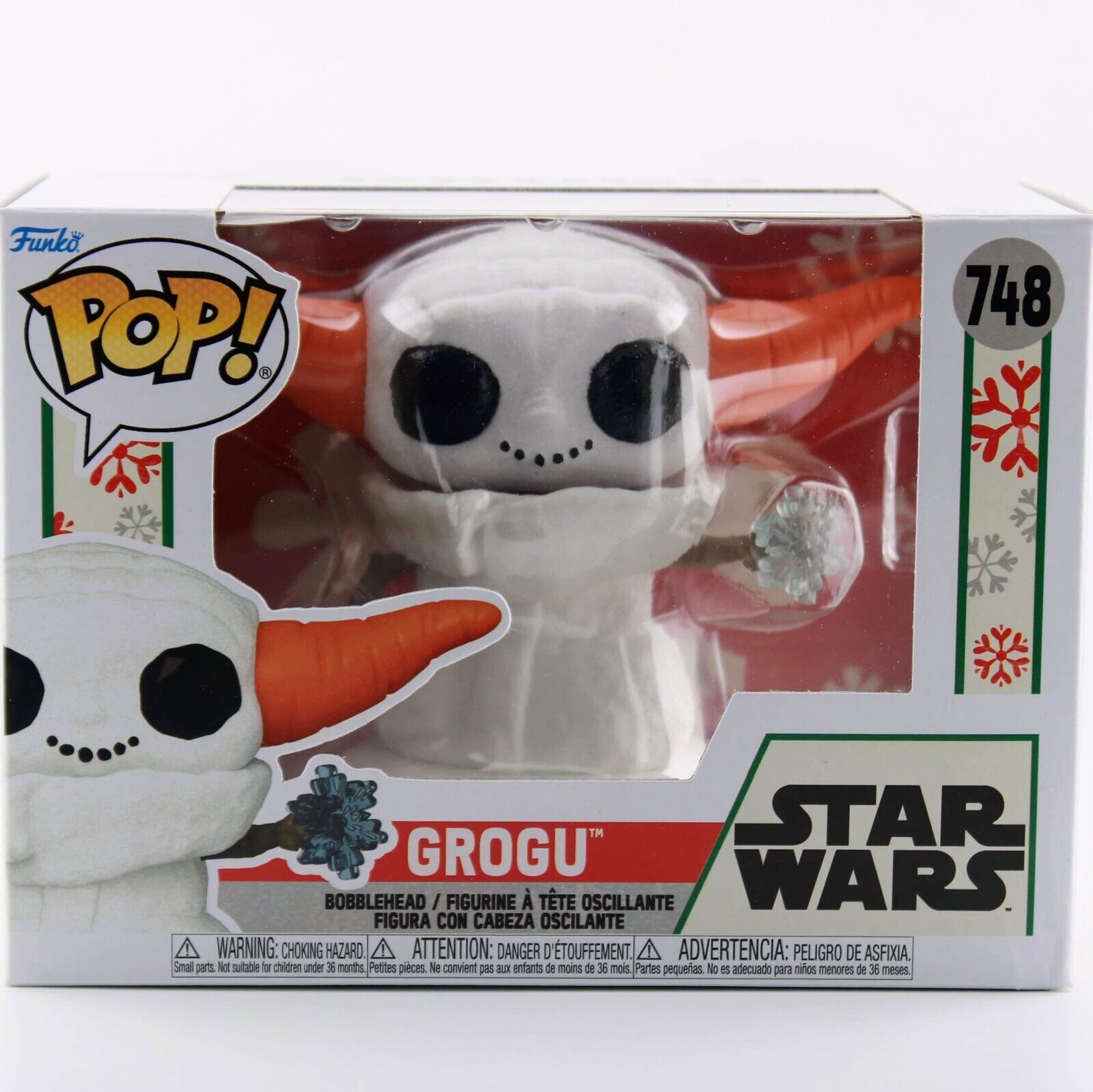 Funko Pop Star Wars - Holiday Snowman Grogu Vinyl Figure #748