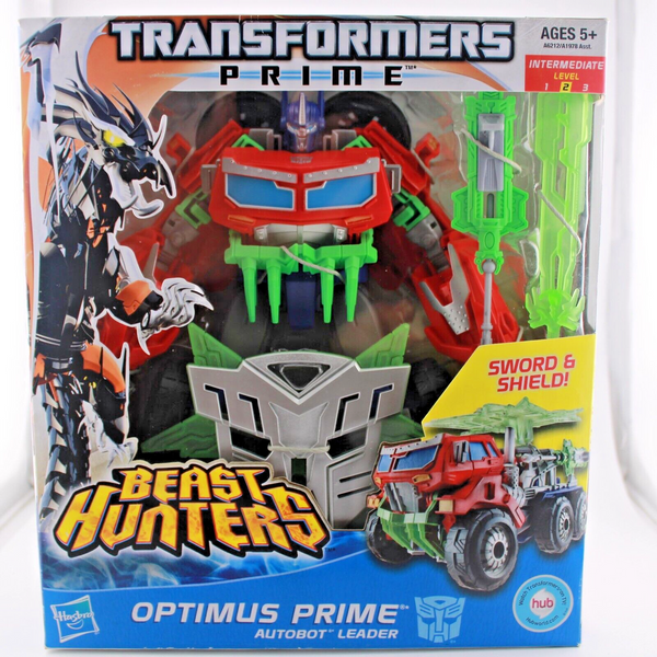 Transformers Prime Beast Hunters - Optimus Prime - Voyager - Sword & Shield