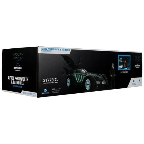 McFarlane DC Multiverse Batman Forever Batmobile & Alfred Figure