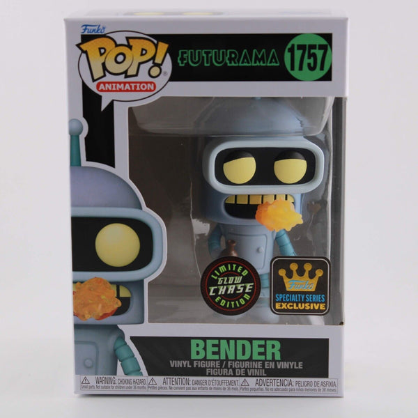 Funko Pop Futurama - Bender - CHASE Glow GITD Specialty Series Exclusive - #1757