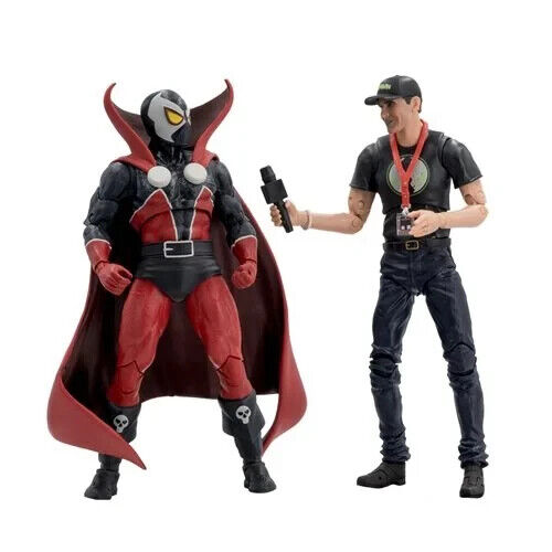 Mcfarlane Toys Spawn Set of 2 - Todd Mcfarlane w/ Digital 12 Inch Statue Figure