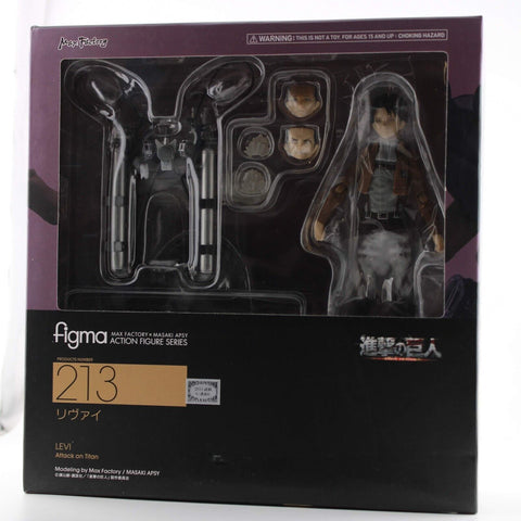 Figma Max Factory Attack On Titan - Levi Ackerman - #213 - Action Figure