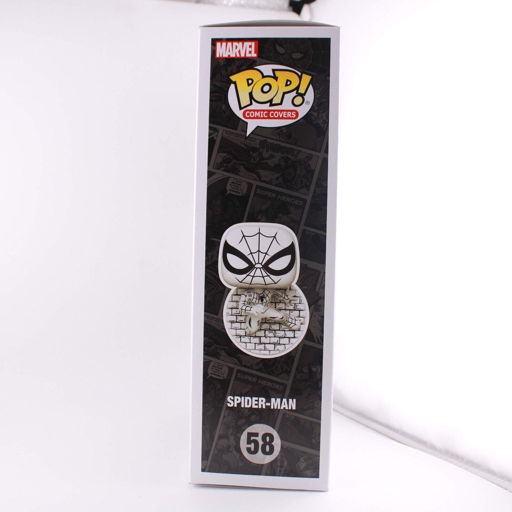 Funko Pop Comic Cover Marvel's 85th Spider-Man Black and White #58 Vin – Blueberry Cat