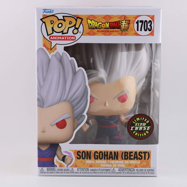Funko Pop Dragon Ball: Super Hero - Son Gohan (Beast) CHASE Glow GITD #1703