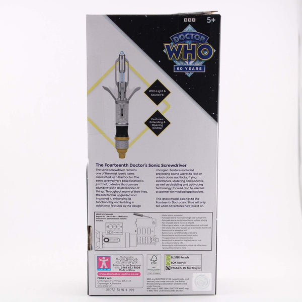 Doctor Who - 14th Doctor Sonic Screwdriver - Cosplay Prop