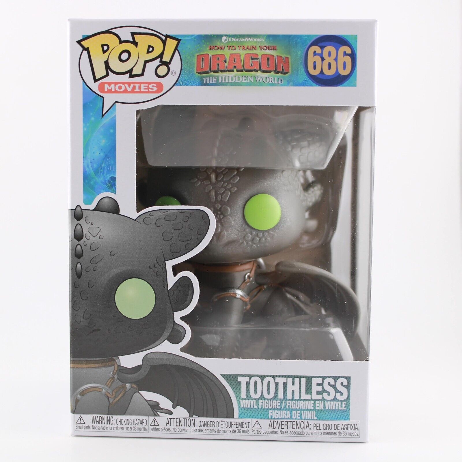 Funko Pop How to Train Your Dragon The Hidden World - Toothless Figure - #686