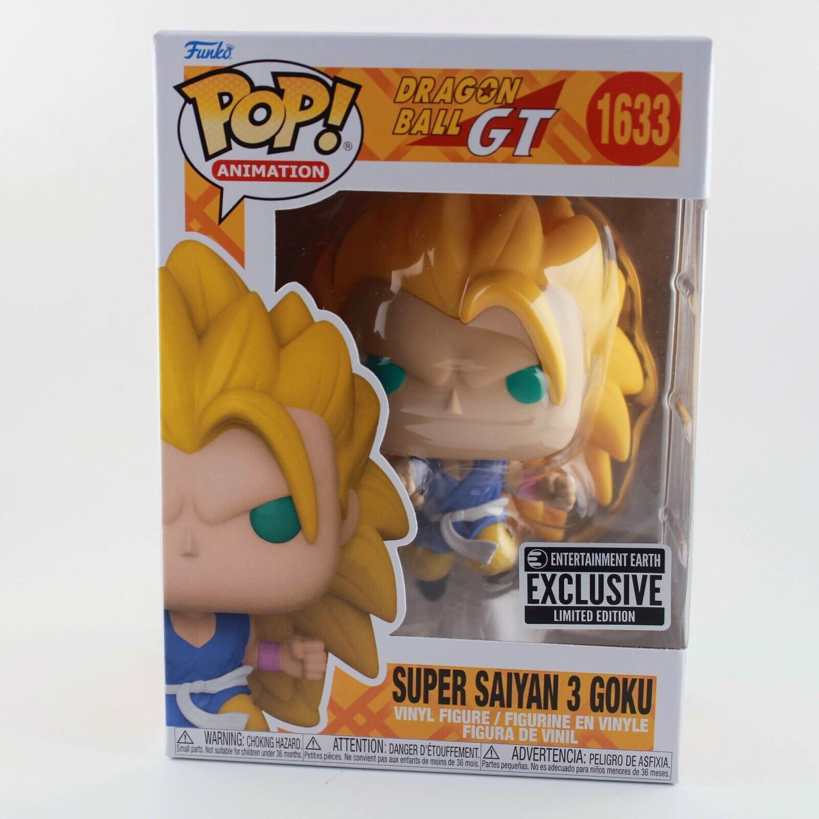 Funko Pop Dragon Ball GT - Super Saiyan 3 Goku - EE Exclusive # 1633