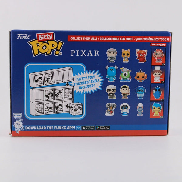 Funko Pop Bitty Disney Pixar Up & Inside Out Carl / Russell / Sadness 4-Pack