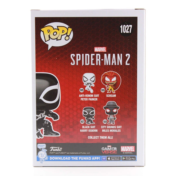 Funko Pop Spiderman 2 - Agent Venom (Harry Osborn) Black Suit Figure - #1027