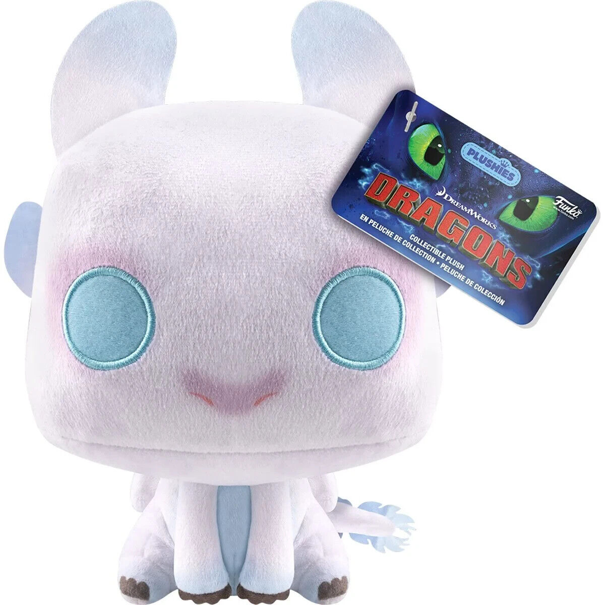 Funko Pop Plush - How to Train Your Dragon - Dragons - Light Fury 6-Inch Plush