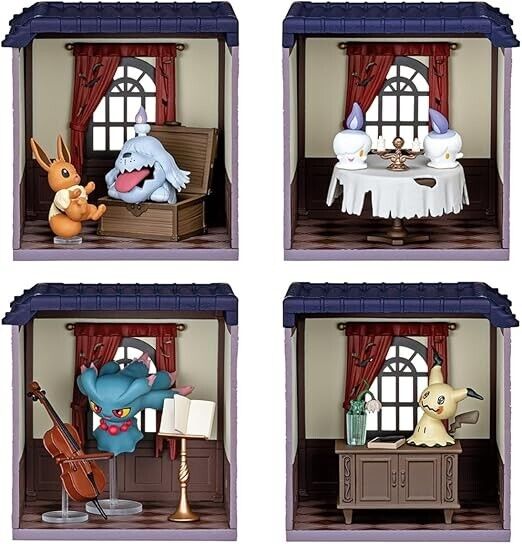 Re-ment Pokemon Midnight Mysterious House Blind Box Figure