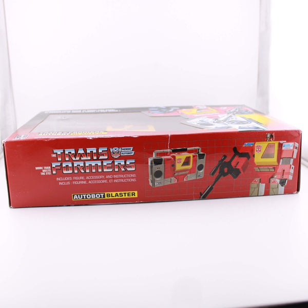Transformers Blaster G1 Retro Packaging - Walmart Reissue Autobot Figure