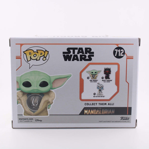Funko Pop Star Wars The Mandalorian Din Grogu With Armor Vinyl Figure #712