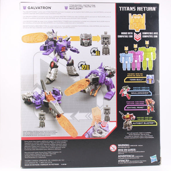 Transformers Titans Return - Nucleon & Galvatron - Voyager Class - Figures